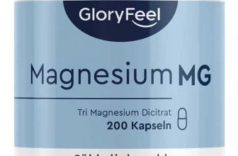 GloryFeel Magnesiumcitrat Hochdosiert e1646157378490