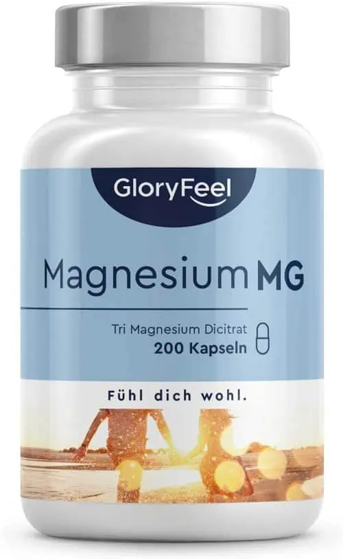 GloryFeel Magnesiumcitrat Hochdosiert ab 12,89 € inkl. Prime-Versand