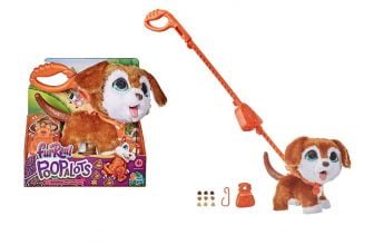 Hasbro E89455X3 FurReal Poopalots Grosse Racker Hund als interaktives Spielzeugtier