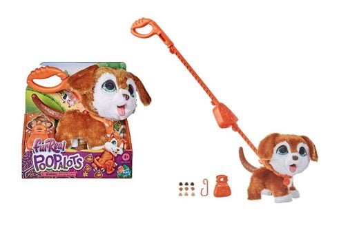 Hasbro E89455X3 FurReal Poopalots Grosse Racker Hund als interaktives Spielzeugtier