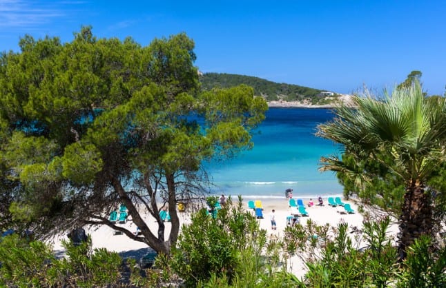 Ibiza Strand – Facebook Beitrag