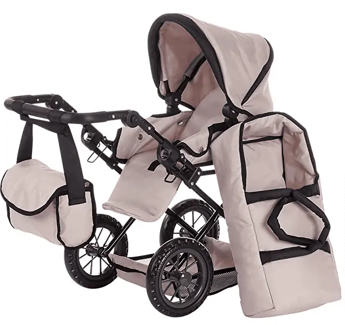 Knorrtoys 63124 – Puppenwagen Ruby – beige für 33,34 € inkl. Prime-Versand (statt 50,89 €)