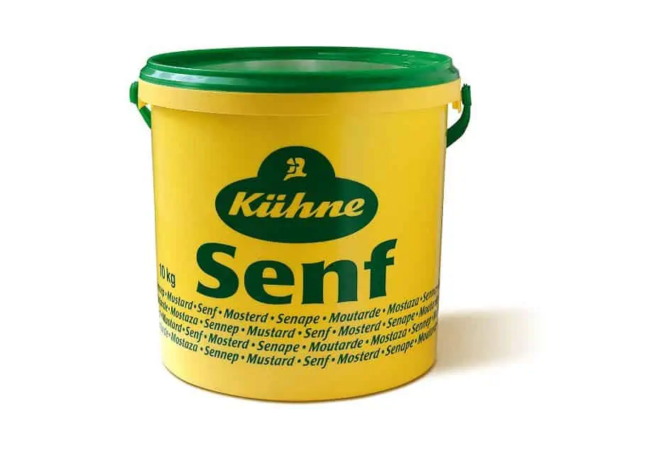Kühne Senf würzig-pikant 10kg Eimer für 12,99 € [Prime] statt 23,90 €