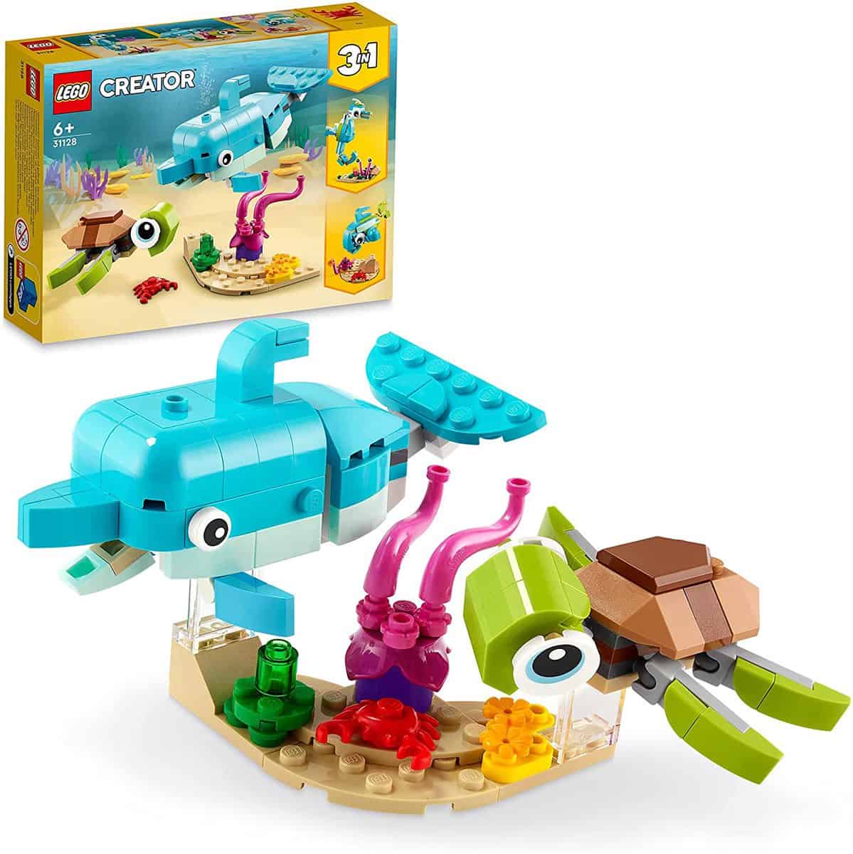 Lego (31128) Creator 3-In-1 Delfin Und Schildkröte 