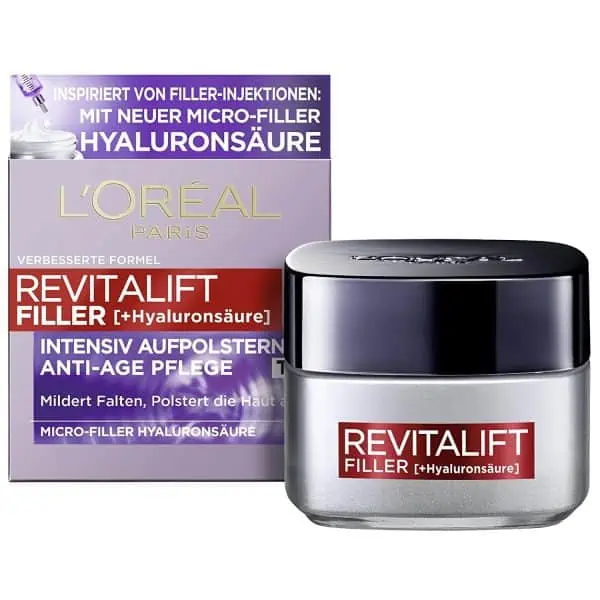 L’Oréal Paris Revitalift Filler mit Hyaluronsäure Tagescreme ab 8,54 € inkl. Prime-Versand