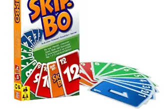 Mattel Games 52370 Skip Bo Kartenspiel und Familienspiel geeignet fuer 2 6 Spieler Spiel ab 7 Ja