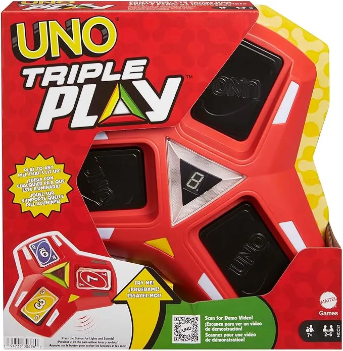 Mattel Games HCC21 – UNO Triple