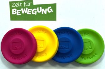 Mini Frisbee Spiel und Sportgerät bunt BZgA Shop