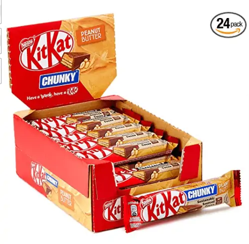 KitKat Chunky Peanut Butter 24er Pack (24 x 42 g) ab 10,45 € inkl. Prime-Versand