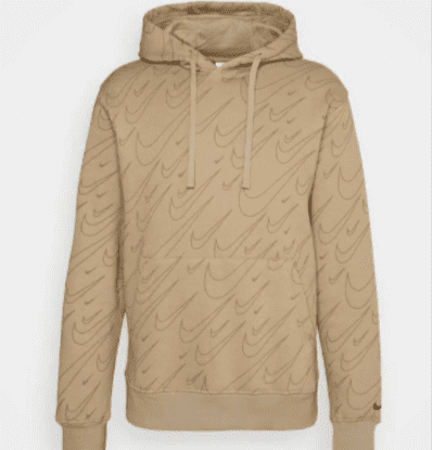 Nike Sportswear Fleece Hoodie Mit Print Fuer Herren Braun Google Shopping