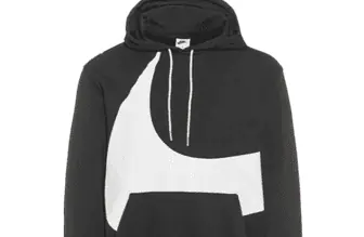 Nike Sportswear Swoosh Mens Semi Brushed Back Pullover Hoodie DH1027 black ab 4495 E   Preisverg