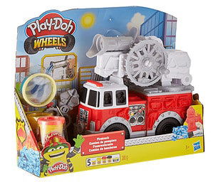 Play Doh E6103Eu5 Wheels Feuerwehrauto Spielzeug Mit 5 Dosen Einschliesslich Wasserknete Für Fantasi