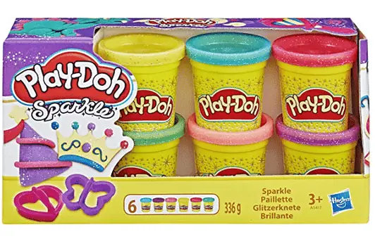 PlayDoh A5417EU9 A5417EU8 Glitzerknete fuer fantasievolles und kreatives Spielen Multicolor  Amazon.