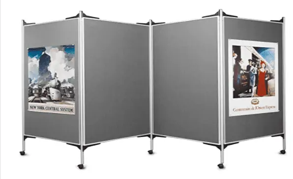 Preisfehler:  Präsentationswand-Set 1 mobil, Oberfläche Filz grau 169,99 € inkl. Versand statt 1000,00 €