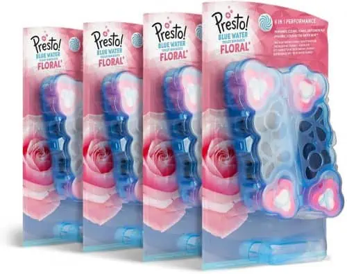 Presto! Toilettenstein Floral 6-in-1 (8er-Pack) für 7,01 € inkl. Prime-Versand