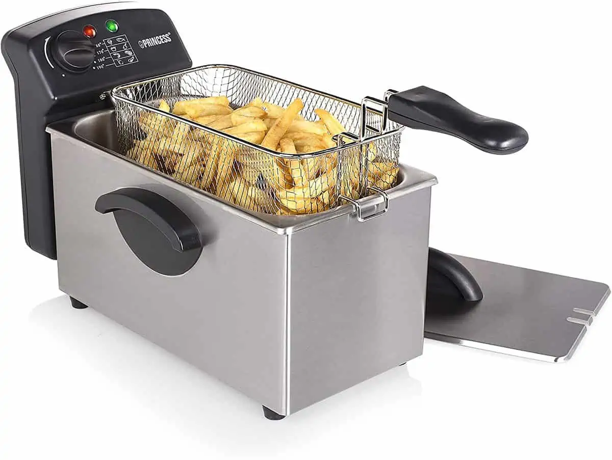 Princess Edelstahl Fritteuse, 3 Liter (2000 Watt) für 33,27 € inkl. Versand statt 44,99 €