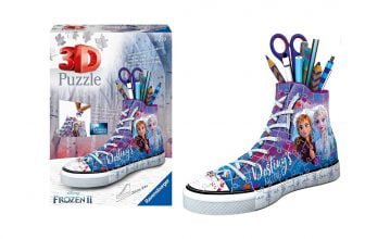 Ravensburger 3D Puzzle 12121 Sneaker Disney Frozen 2 Praktischer Stiftehalter 22