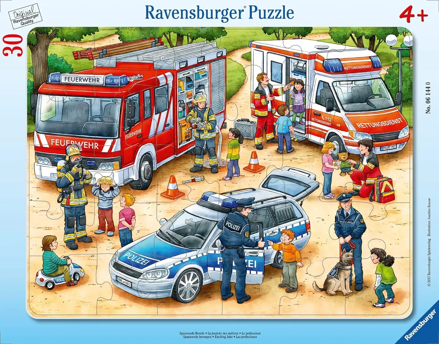 Ravensburger Kinderpuzzle - 06144 Spannende Berufe