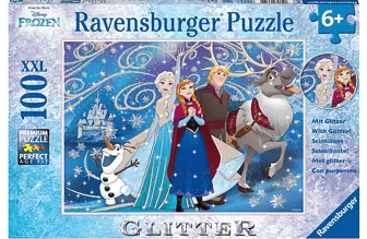 Ravensburger Kinderpuzzle 13610 Frozen Glitzernder Schnee Disney Frozen Puzzle fuer Kinder ab 6 1