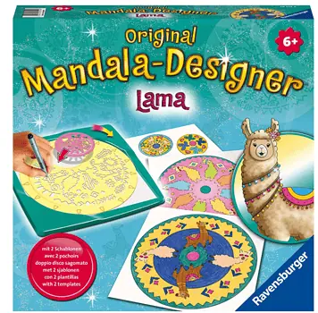 Ravensburger Mandala Designer Lama 28519 Zeichnen lernen fuer Kinder ab 6 Jahren Kreatives Zeichen 1 3