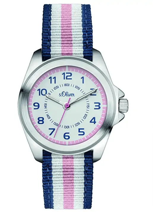 S.Oliver SO-3133-LQ Kinder Analog Quarz Armbanduhr für 19,16 € inkl. Prime-Versand (statt 39,90 €)