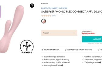 Satisfyer Mono Flex 205 cm Vibrator mit App