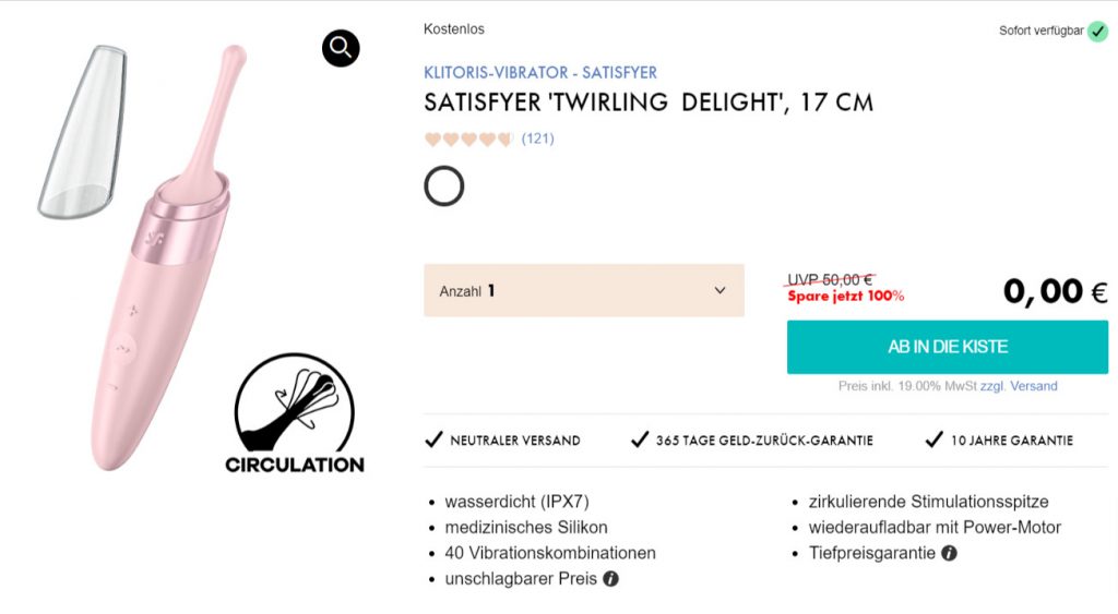 Satisfyer Twirling Delight Klitoris-Vibrator