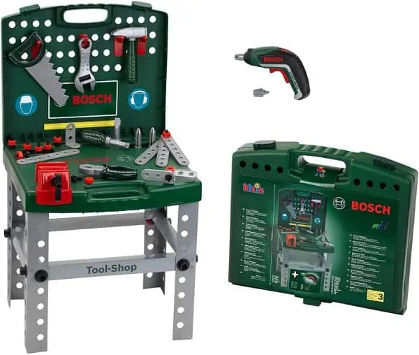 Theo Klein 8676 Tool Shop mit Bosch Akkuschrauber für 22,28 € inkl. Prime-Versand