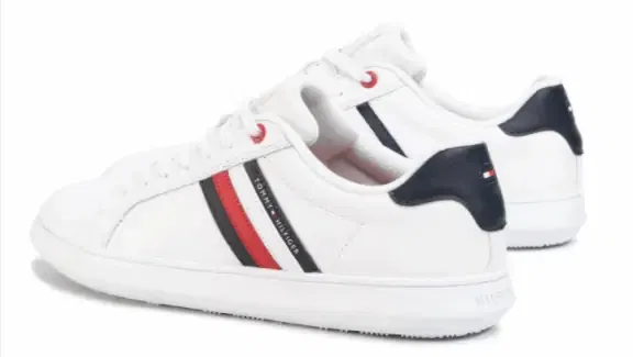 Tommy Hilfiger Essential Leather Cupsole Sneaker (Gr. 40 bis 46) für 64,00 € inkl. Versand
