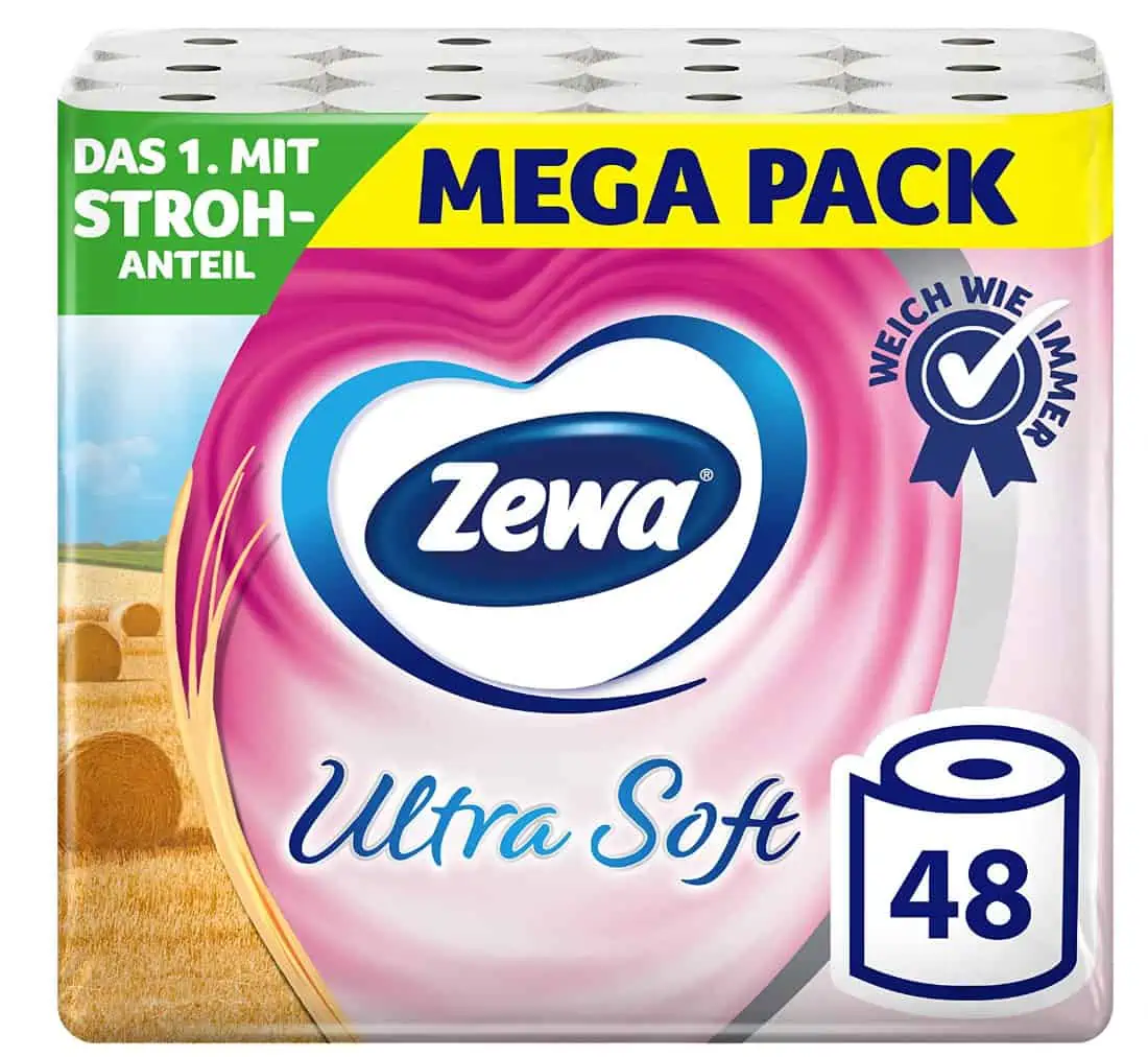 Zewa ultra soft Toilettenpapier extra weiches WC-Papier 4-lagig 48 Rollen (3 x 16 Rollen) ab 15,88 € inkl. Prime-Versand