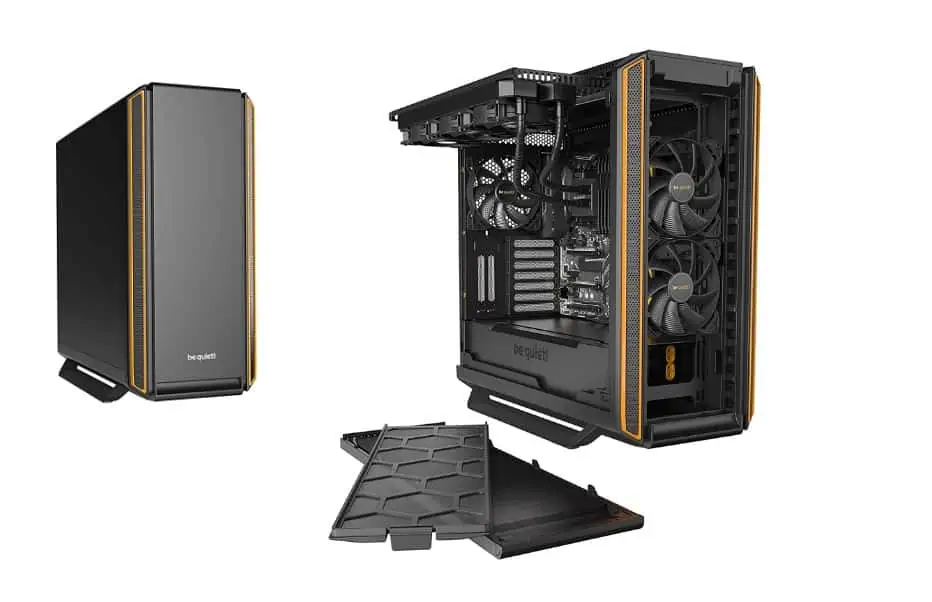 be quiet! Silent Base 801 ATX PC Midi Gehäuse Orange für 87,75 € inkl. Versand statt 137,66 €