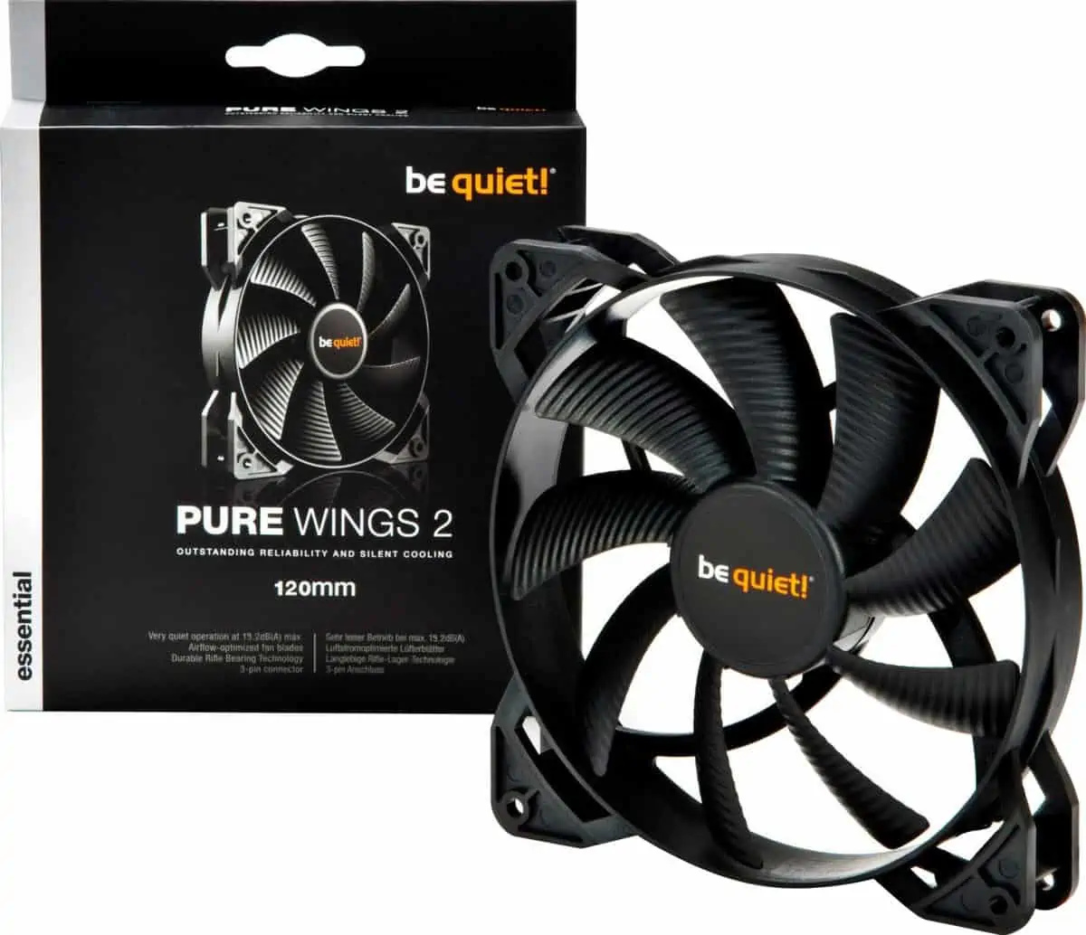 be Quiet! Gehäuse Lüfter 120x120x25 Pure Wings 2 BL046 für 7,99 € [Prime] satt 11,33 €