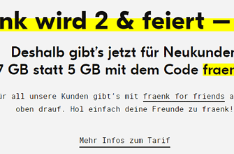 fraenk Der einfach guenstige Handyvertrag fuer 10E