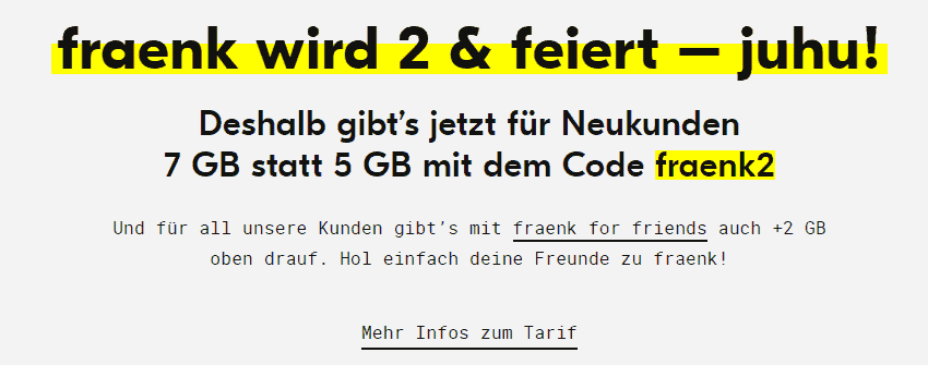 fraenk Der einfach guenstige Handyvertrag fuer 10E