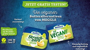 Meggle Vegan Gratis Testen