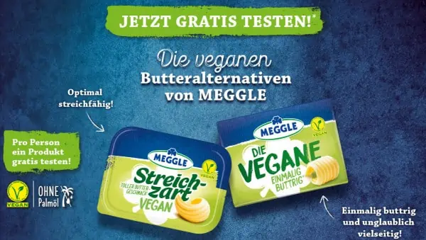 Meggle Vegan gratis testen durch Cashback
