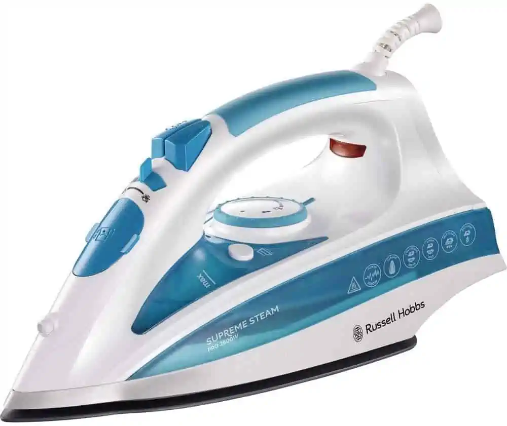 Russell Hobbs Bügeleisen Steamglide Pro (2600W, 210 g/min Extra-Dampfstoß, 300ml Wassertank, Keramik-Bügelsohle) für 17,98 € (Prime)
