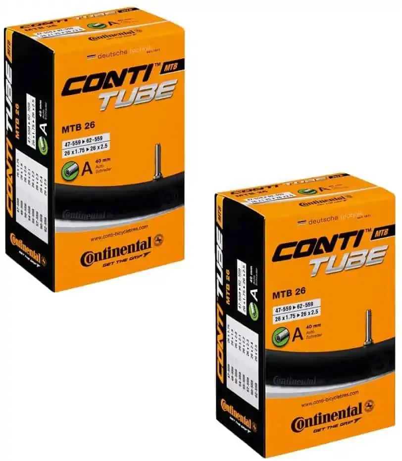 2 x Continental Schlauch 26″ MTB26 AV 40mm  für 4,42 € [Prime] statt 8,10 €