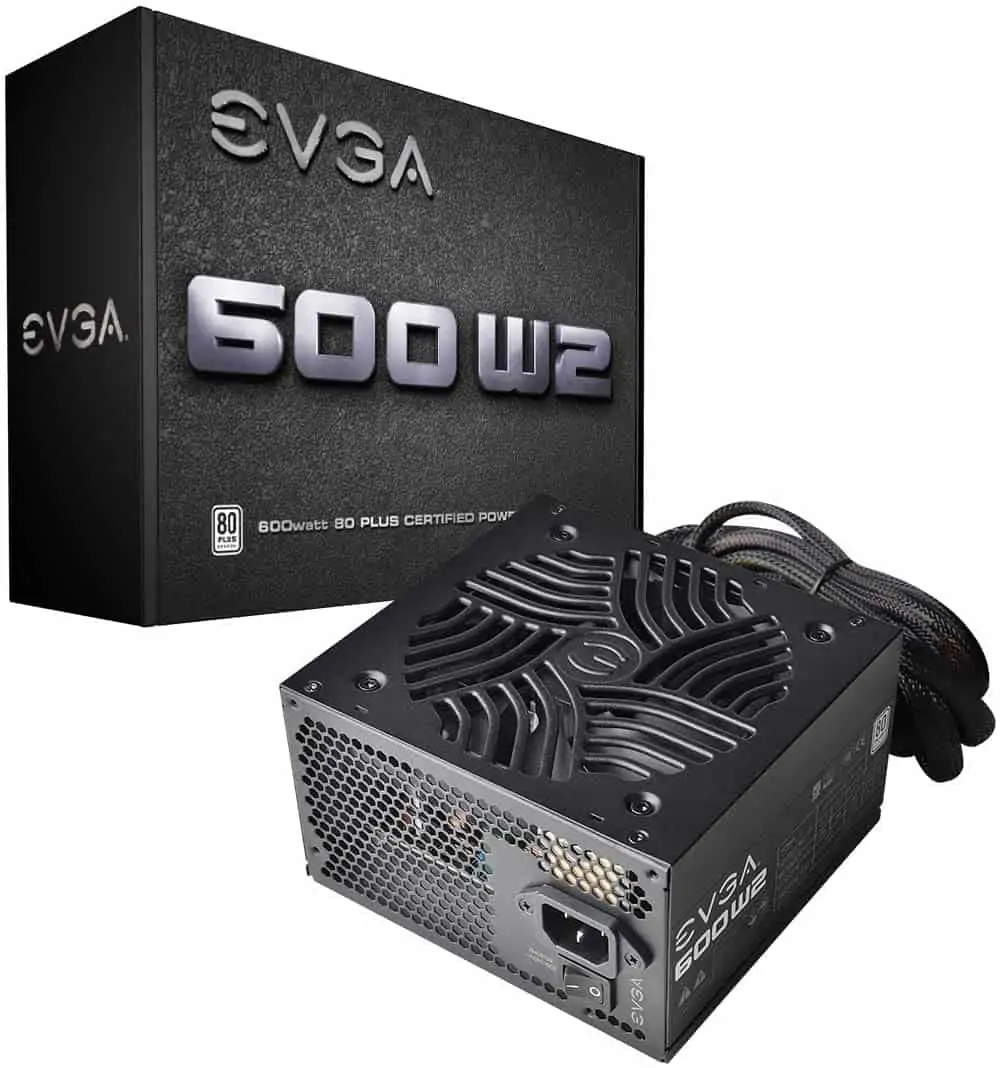 EVGA W2 80+ White 600W PC-Netzteil für 30,73 € inkl. Versand statt 38,47 €
