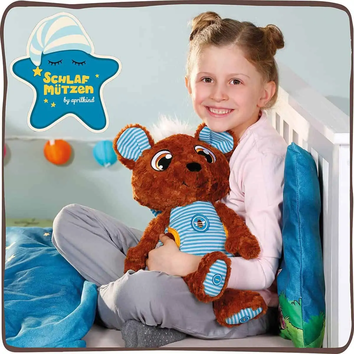 NICI Schlafmützen Schlummergeschichten-Bär Schlummsi in blauem Pyjama für 15,94 € inkl. Versand statt 19,99 €