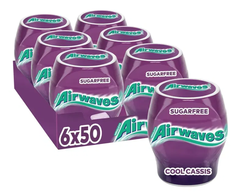 Schnäppchen, Deals Und Rabattcodes Des Tages - Airwaves Kaugummi Cool Cassis Frischer Atem Lila Zuckerfrei Dosen X Dragees