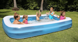 Bestway 54150 04 Planschbecken Blue Rectangular Family Pool 305 X 183 X 46 Cm Amazon.de Garten