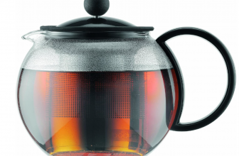 Bodum 1812 01 assam Teebereiter French Press System Permanent Edelstahlfilter 05 liters schwarz