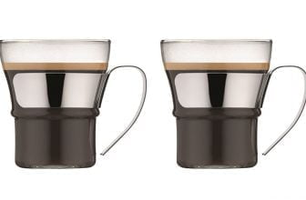 Bodum 4552 16 ASSAM 2 teiliges Kaffeeglas Set