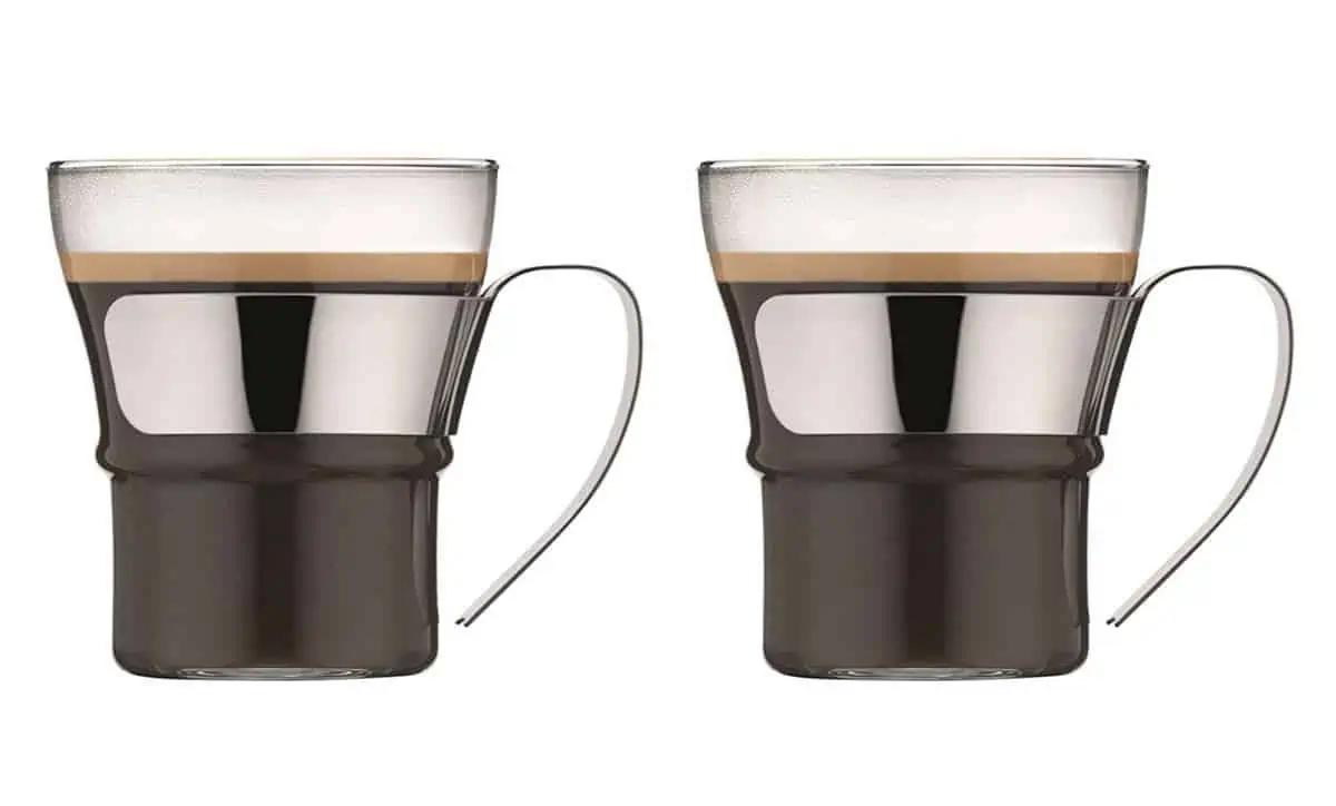 Bodum 4552-16 ASSAM 2-teiliges Kaffeeglas-Set für 9,99 € [Prime] statt 18,85 €