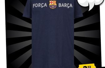 C Barcelona Forca Barca Kinder T Shirt e1650350843140