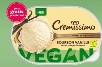 Cremissimo Bourbon Vanille Vegan – Jetzt gratis probieren