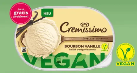 Cremissimo Bourbon Vanille Vegan – Jetzt gratis probieren