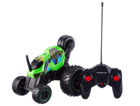 Dickie Toys RC Mad Tumbler Ferngesteuertes Stunt Auto ideal fuer Wheelies 1 16 21 cm 8 km h n