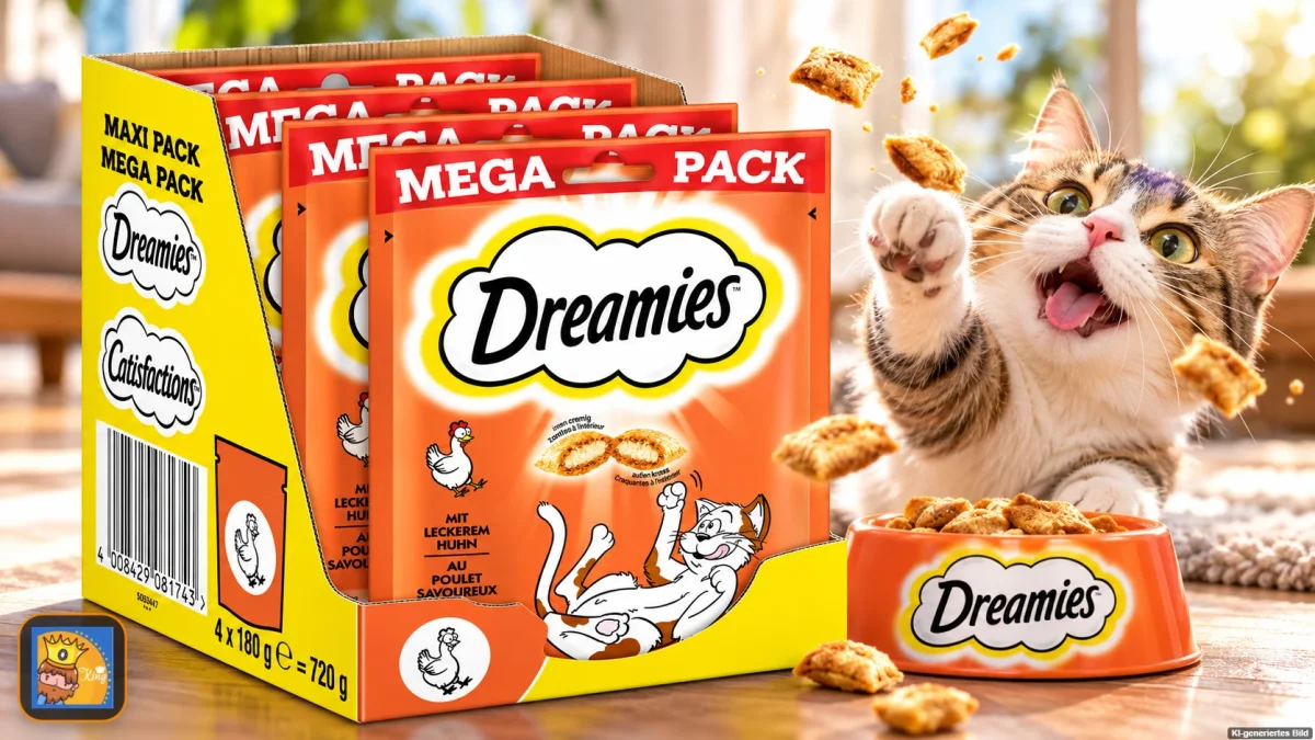 Dreamies Katzensnacks 4x180g